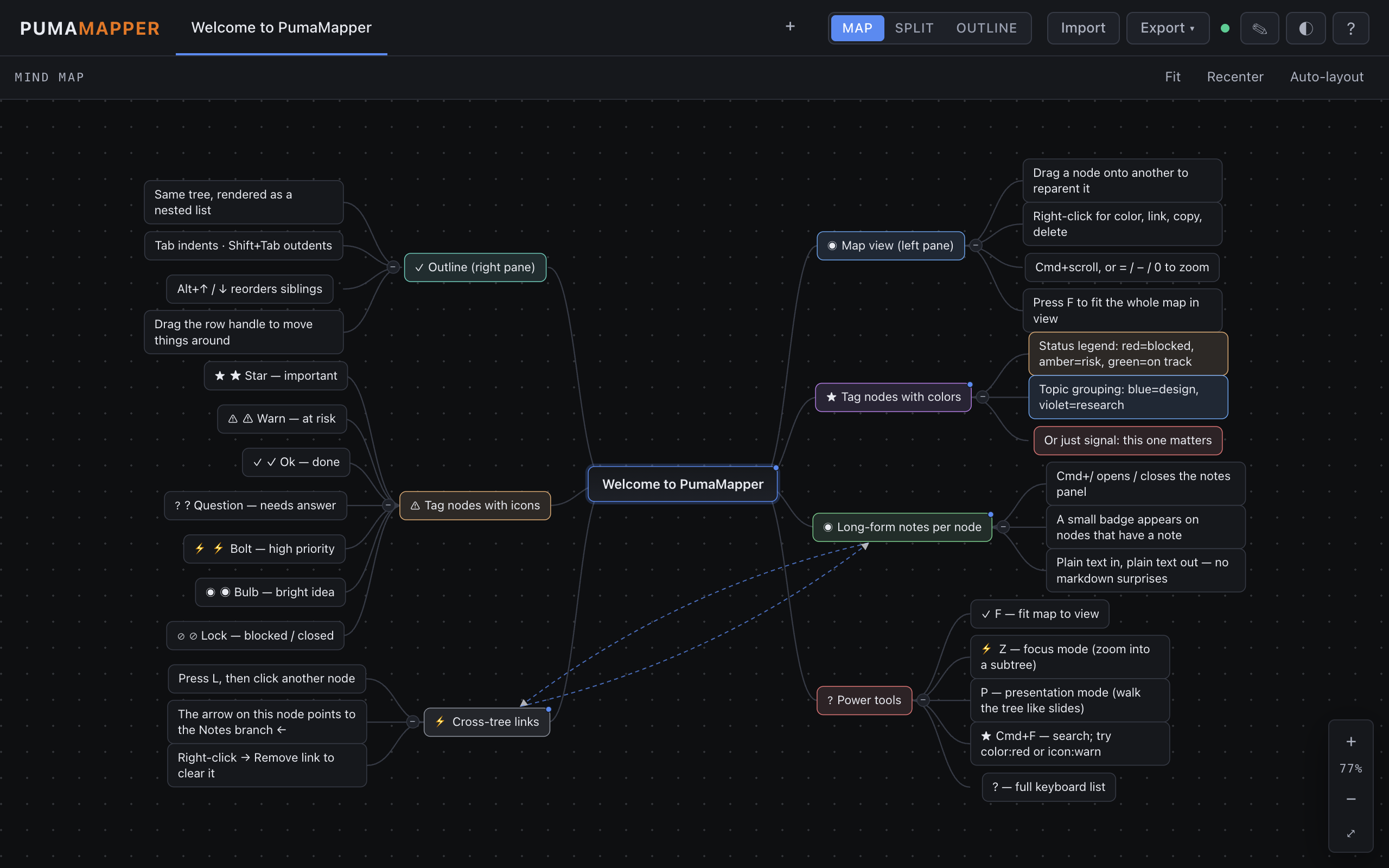 PumaMapper screenshot